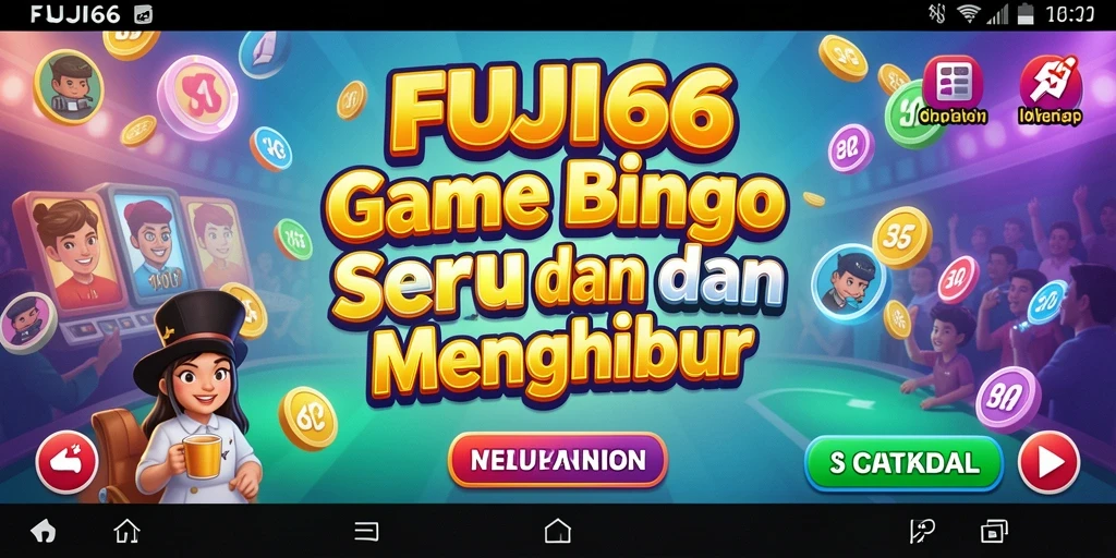 Tampilan gameplay seru FUJI66 saat bermain Bingo.
