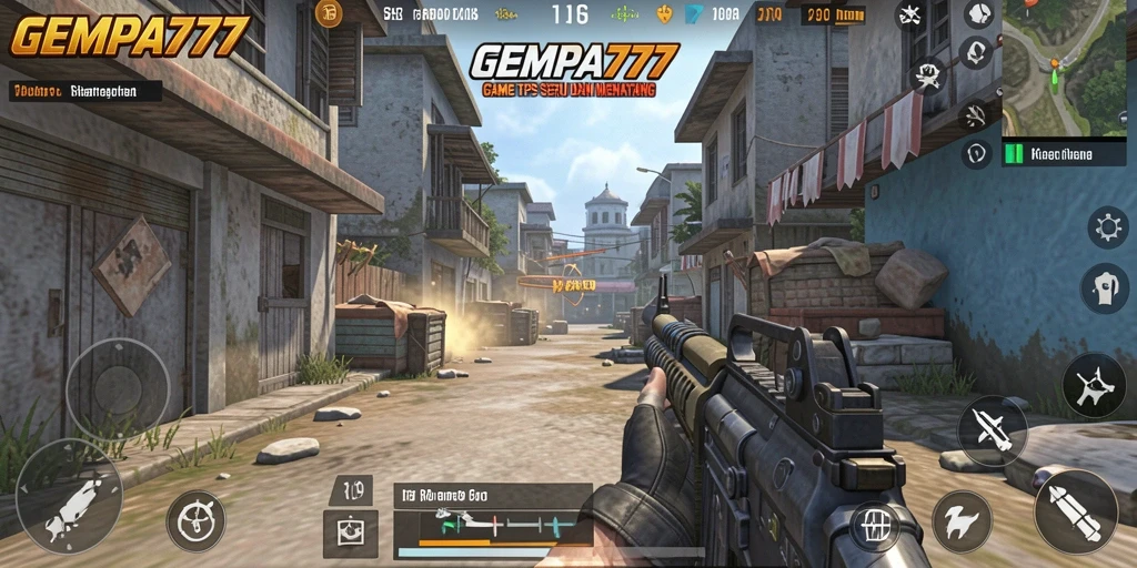 Tangkapan layar <strong>GEMPA777</strong> menampilkan aksi seru dalam gameplay TPS.