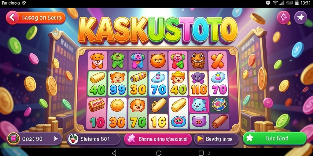 Gameplay seru KASKUSTOTO dengan Bingo yang menarik.