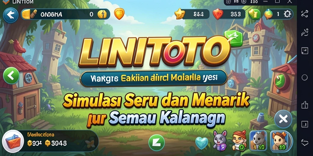 Tampilan gameplay <strong>LINITOTO</strong> yang menarik dan interaktif.