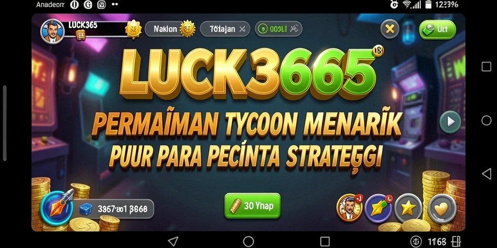 Gameplay seru LUCK365 dalam dunia Tycoon.