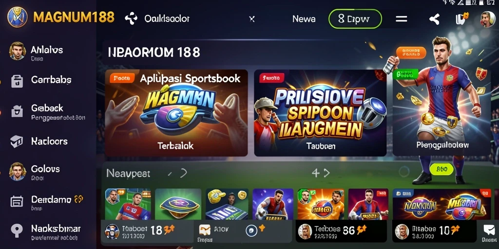 Tampilan menarik dari gameplay Sportsbook MAGNUM188.