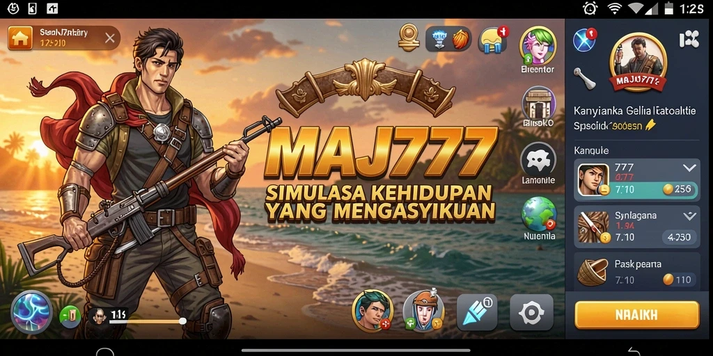 Tampilan gameplay MAJ777 yang memukau dan interaktif.