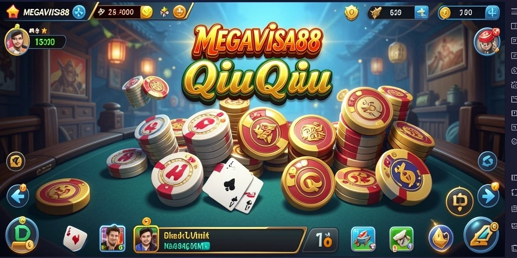 Tampilan gameplay QiuQiu yang menarik di MEGAVISA88.