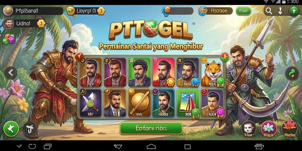 Tampilan screenshot gameplay PTTOGEL yang seru dan menghibur.