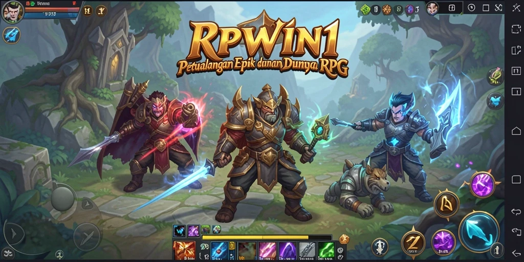 Tampilan menarik dari gameplay RPG yang mendebarkan.