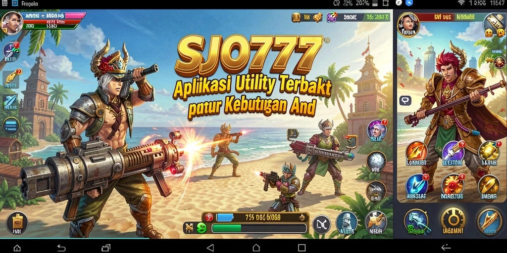 Tampilan utama aplikasi SJO777 yang intuitif dan efisien.