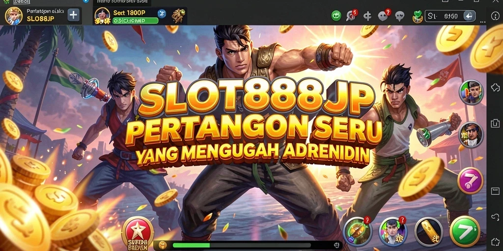 Tampilan aksi pertarungan menegangkan di SLOT88JP.