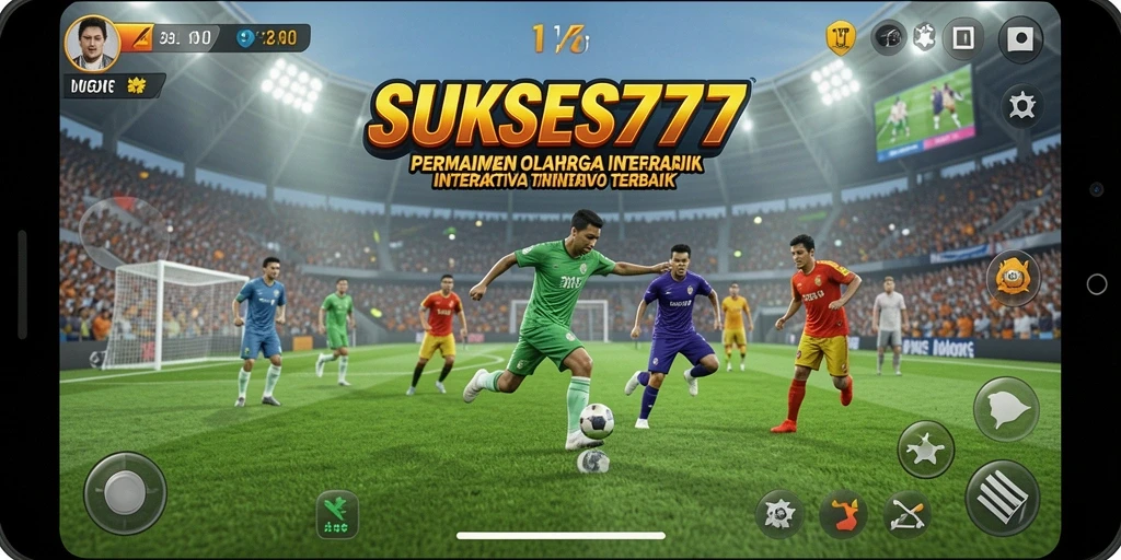 Tangkapan layar dari gameplay SUKSES777 yang penuh aksi olahraga.