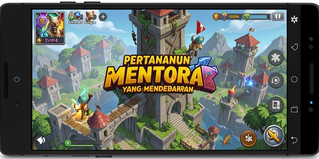 Tangkapan layar menunjukkan aksi gameplay menakjubkan dari SVIP4.