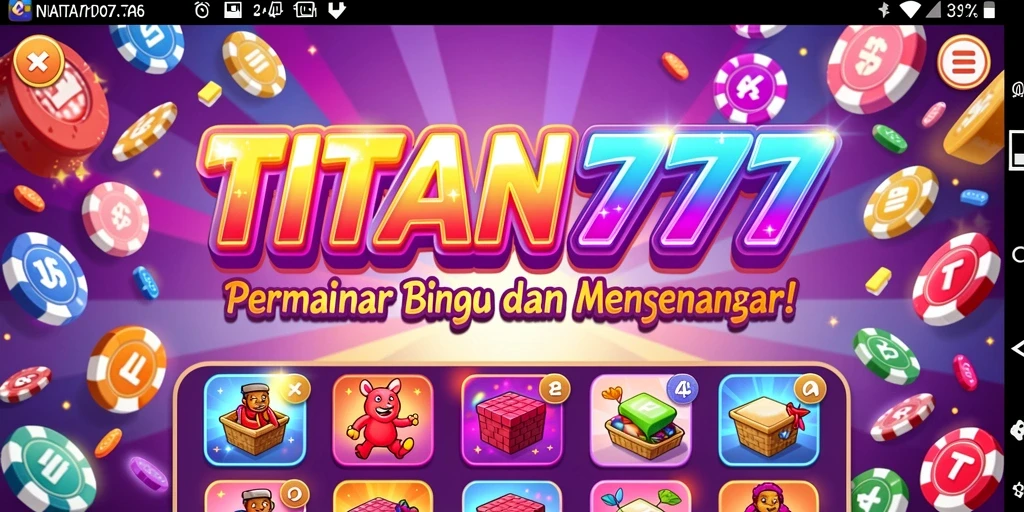 Screenshot utama TITAN777 menampilkan gameplay Bingo yang memikat.