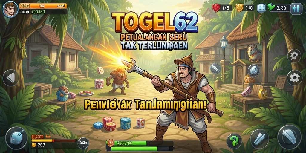Screenshot gameplay TOGEL62 menampilkan petualangan mendebarkan di dunia fantastis.